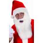 Movie - Plush Santa Claus With Beard Christmas Theme Hats Caps & Headwear For Fancy Dress Costumes Accessory