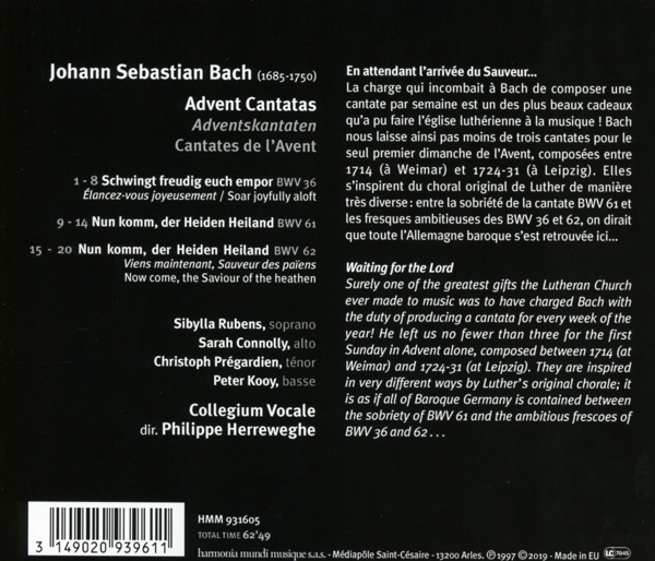 Advent Cantatas 1