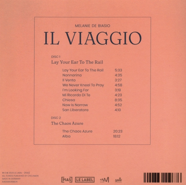Il Viaggio (2CD) 1