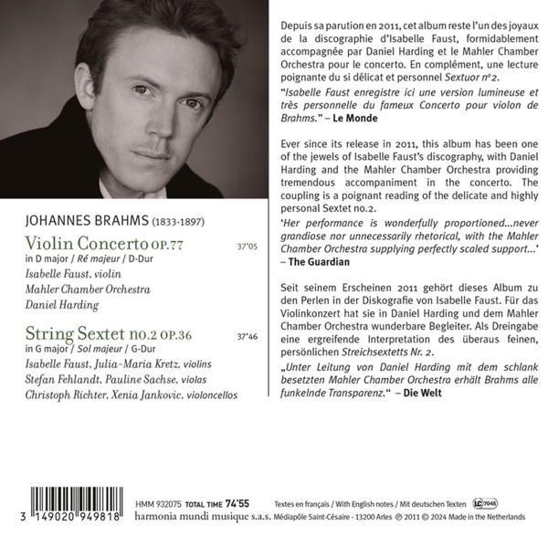 Violinkonzert op.77/ Streichsextett Nr. 2, op.36 1