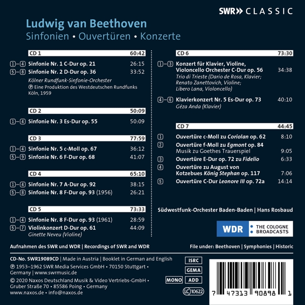 Hans Rosbaud dirigiert Beethoven 1