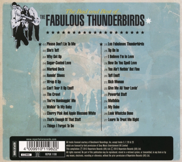 The Bad and Best of the Fabulous Thunderbirds 1