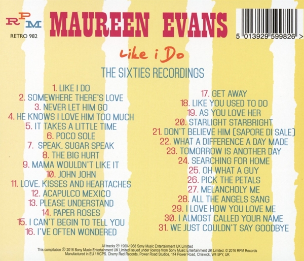 Like I Do-The Sixties Recordings 2