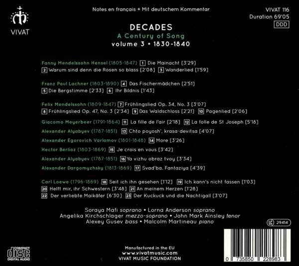 Decades.A Century of Song, vol.3 1