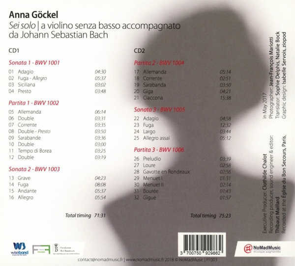 Sonaten & Partiten Für Violine Solo 1