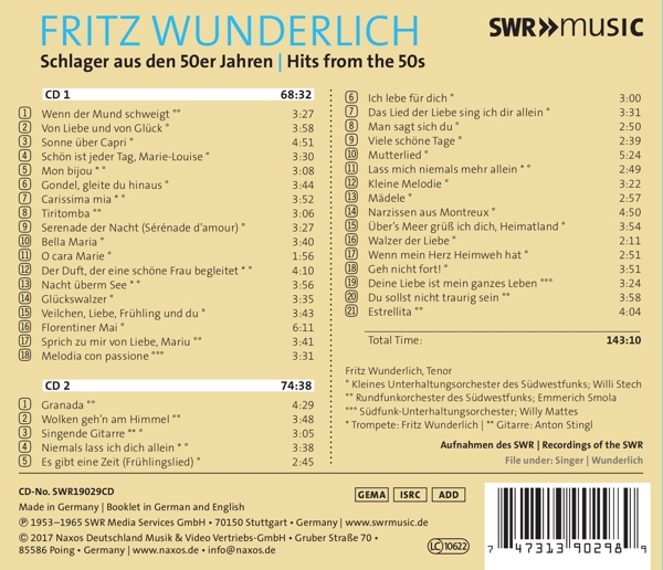 Schlager aus den 50er Jahren 1
