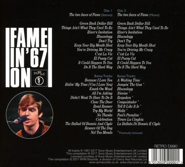 The Two Faces Of Fame-Complete 1967 Recordings 2
