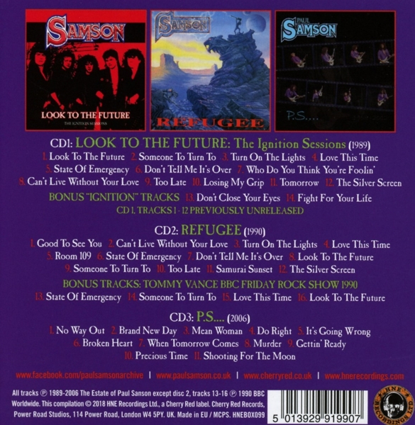 Look To The Future/ Refugee/ P.S...(3CD Boxset) 2