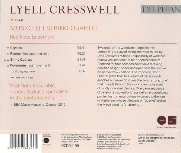 Musik für Streichquartett 1