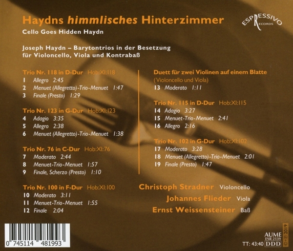 Haydns himmlisches Hinterzimmer-Cello Goes Hidde 1
