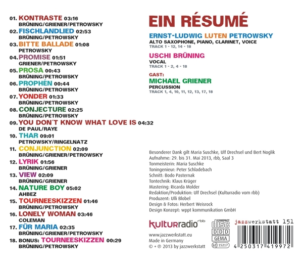Ein Résumé 1