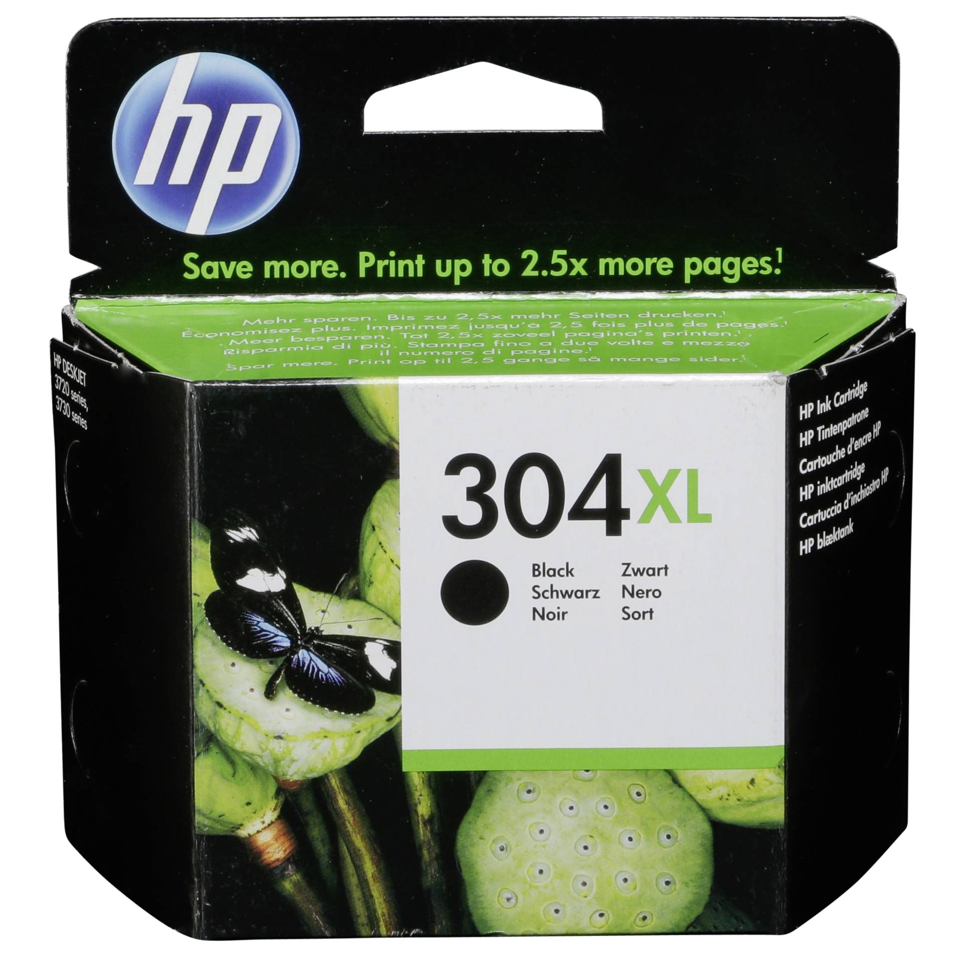Compatible HP N9K08AE - HP 304XL - Noir - Cartouche Compatible 
