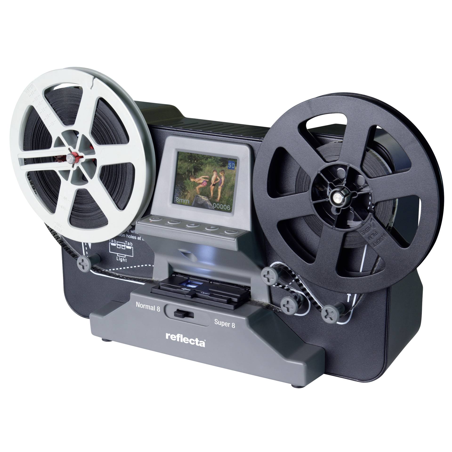 Reflecta -REFLECTA 66020 8 Film-Scanner -1920 x 1080 p -1280 x p -CMOS -Normal 8 (66040) -Reflecta Hardware/Electronic Grooves.land/Playthek