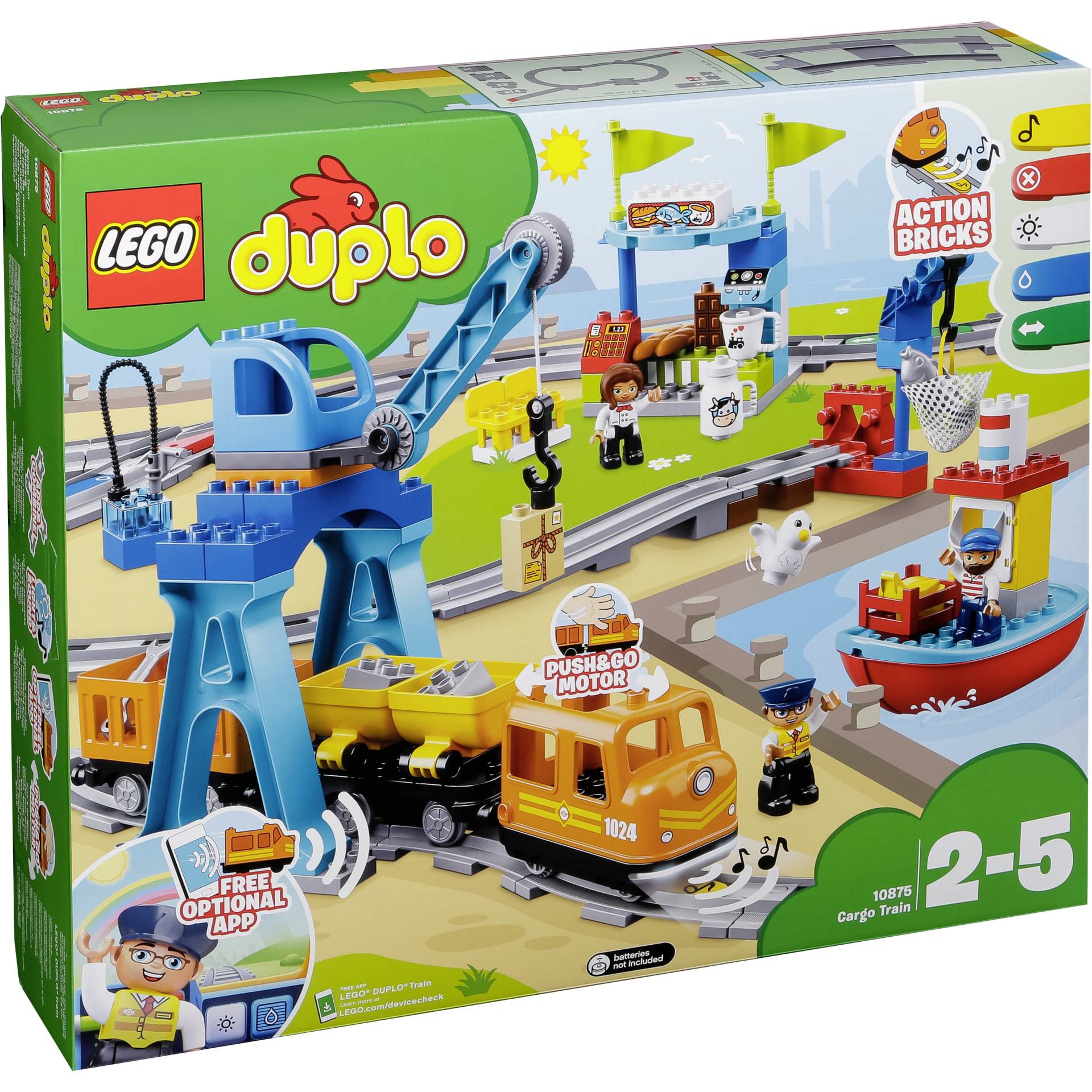 kilometer Skadelig Lyrical Lego -Konstruktionsspielzeug 10875 Duplo Güterzug -Lego Toys/Spielzeug  Grooves.land/Playthek