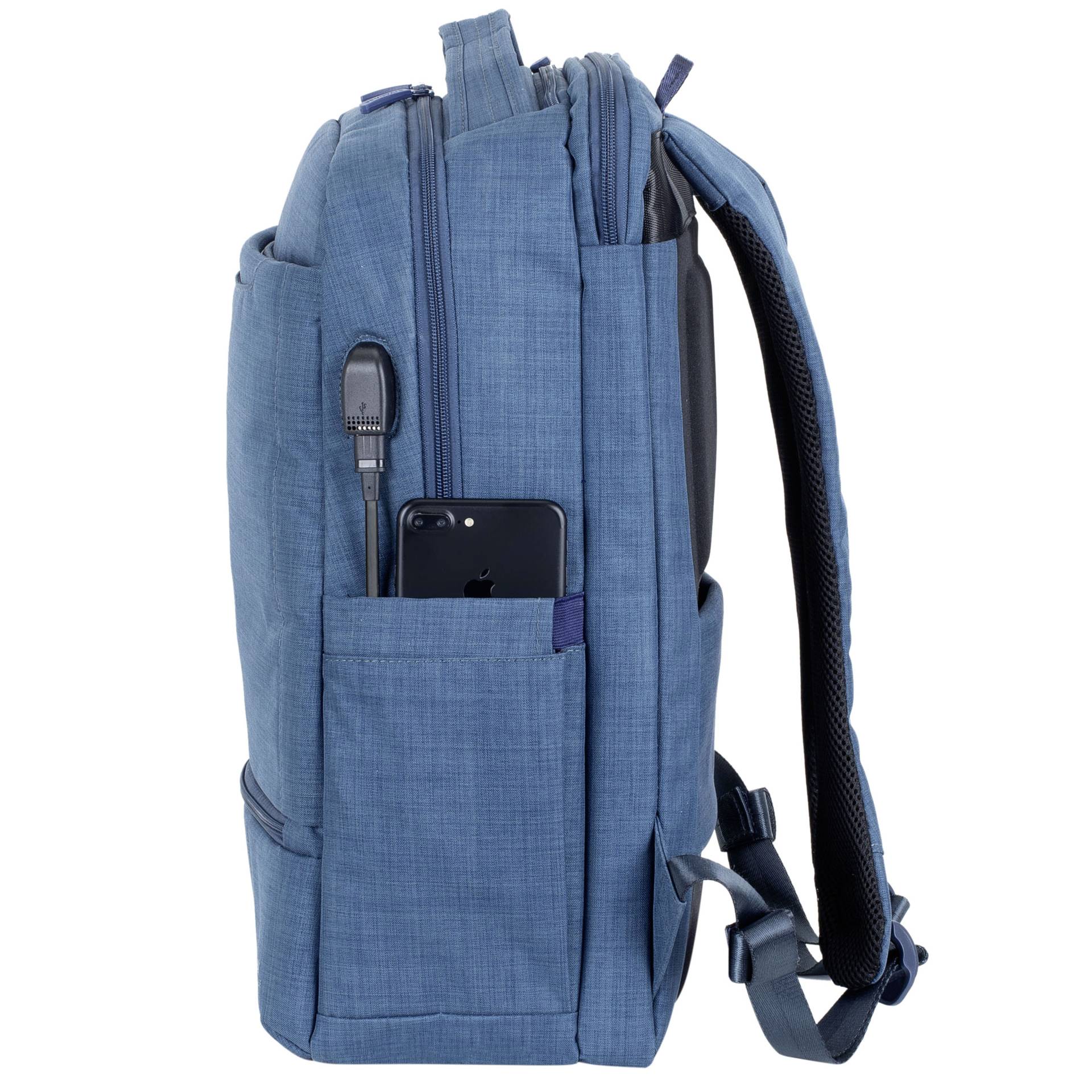 Biscayne: 8365 blue carry-on Laptop backpack 17.3