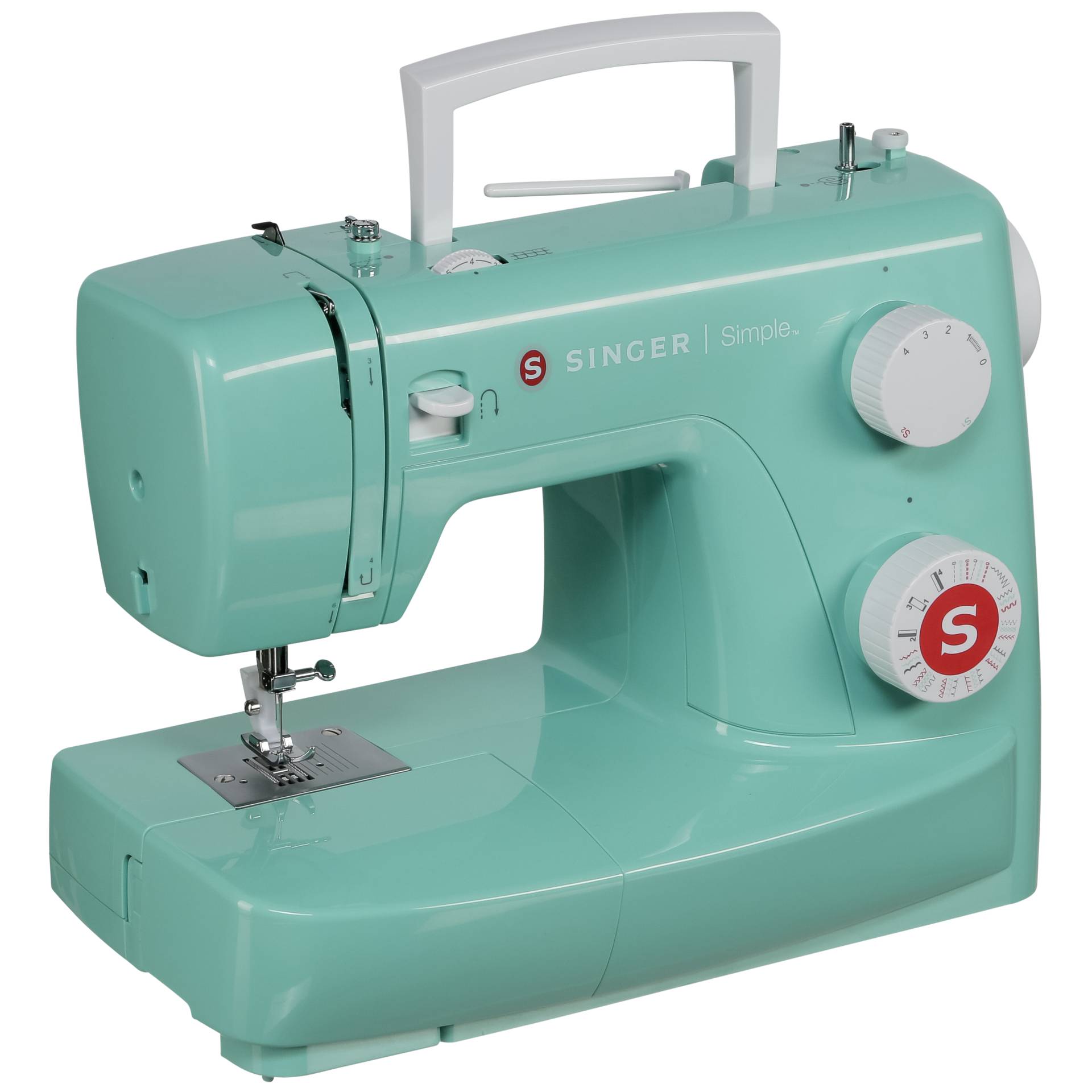 Singer 3223G Simple Sewing Machine Mechanical Green Free Arm 23