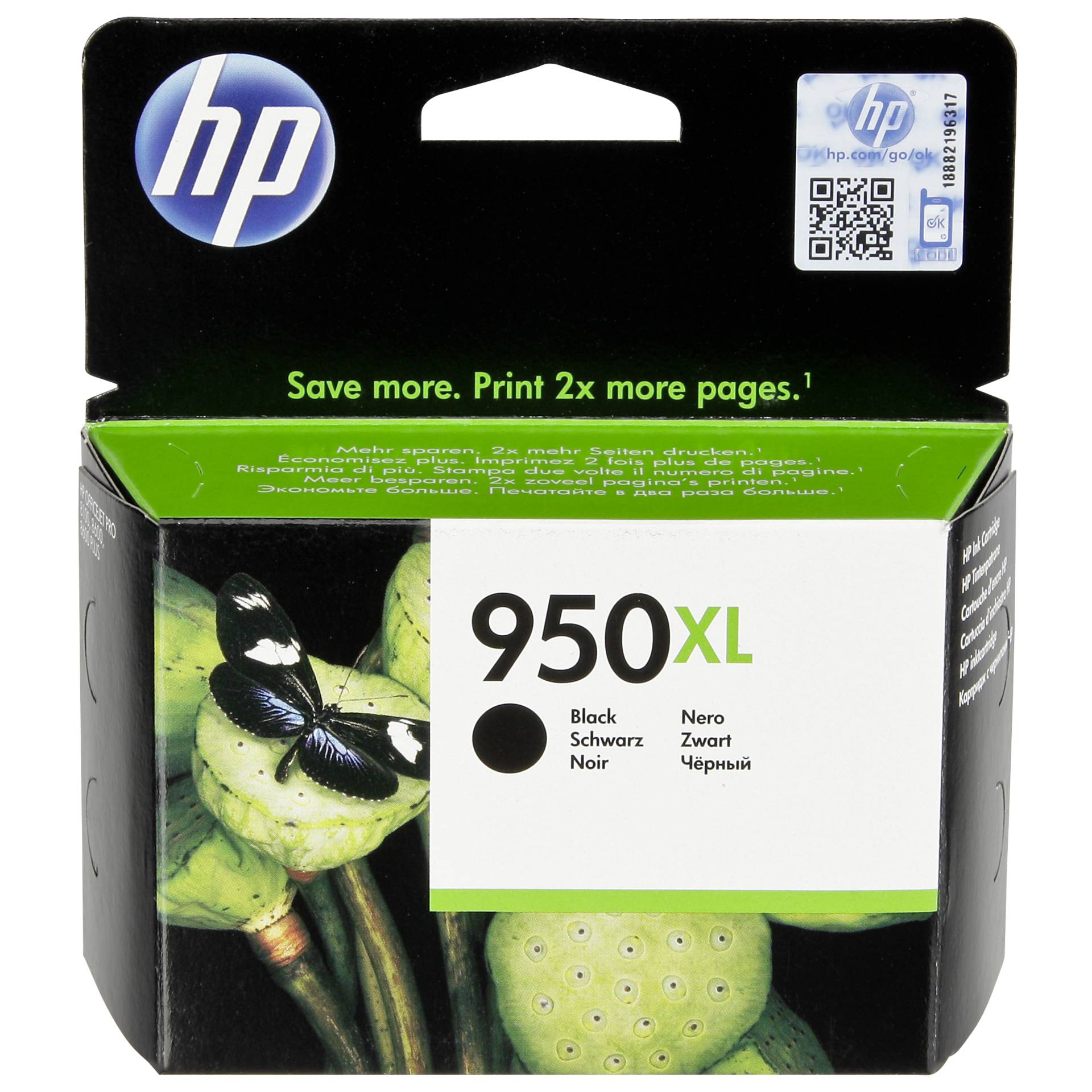 HP 903XL Color Black Ink Cartridge Model T6M15AE#BGX 