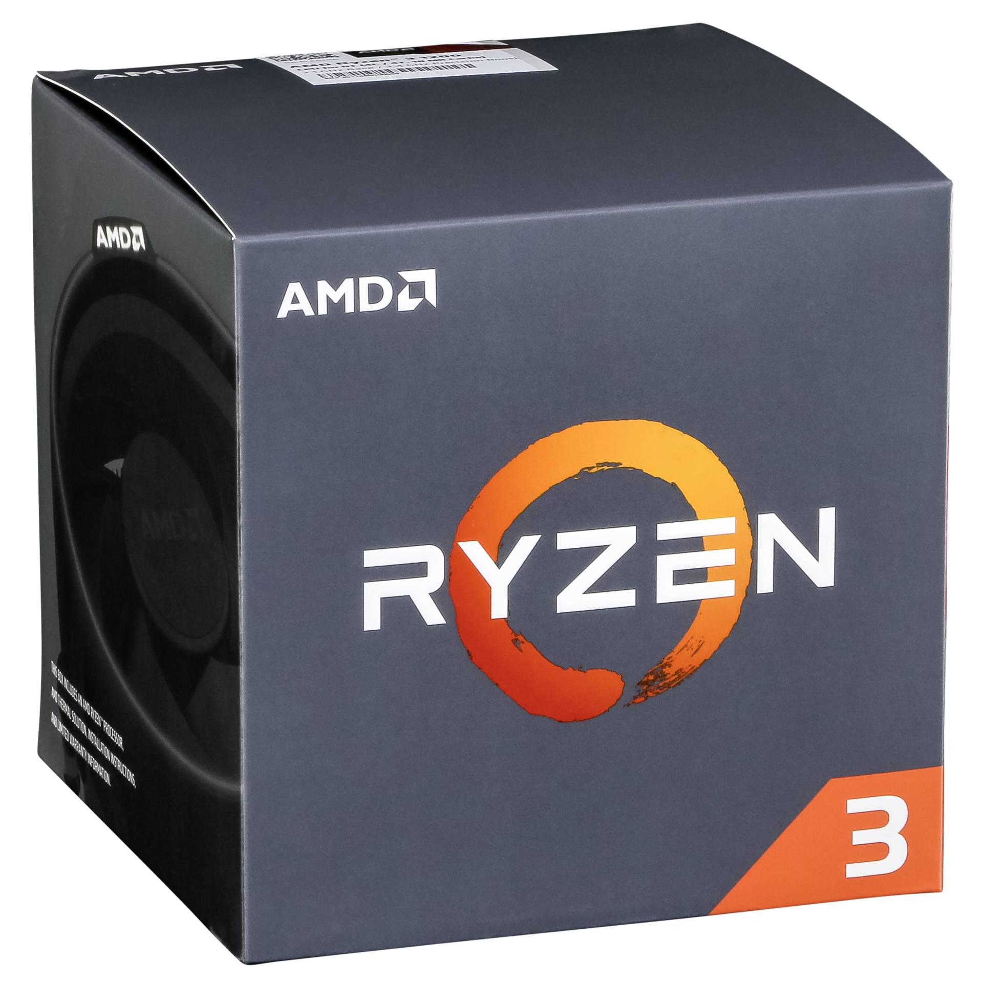 Amd -Ryzen 3 1200 AF 3100 AM4 BOX | Wraith Stealth 65W Cooler -Amd ...
