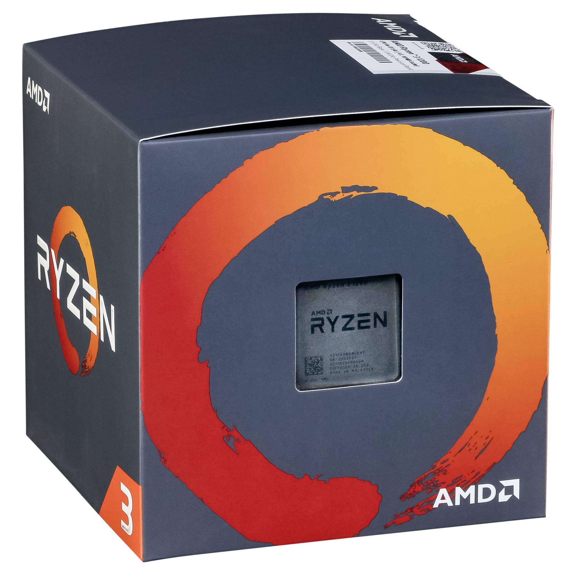 Amd -Ryzen 3 1200 AF 3100 AM4 BOX | Wraith Stealth 65W Cooler -Amd ...