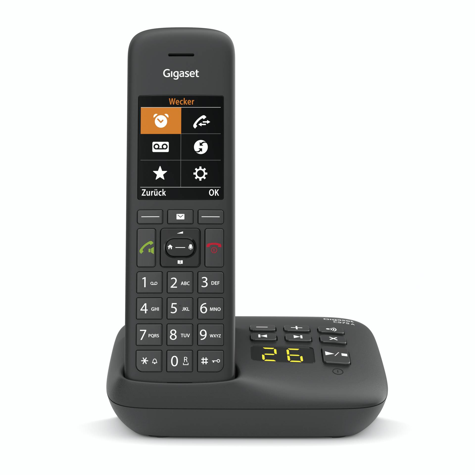 Gigaset C575 Noir - Téléphone fixe sans fil Gigaset sur