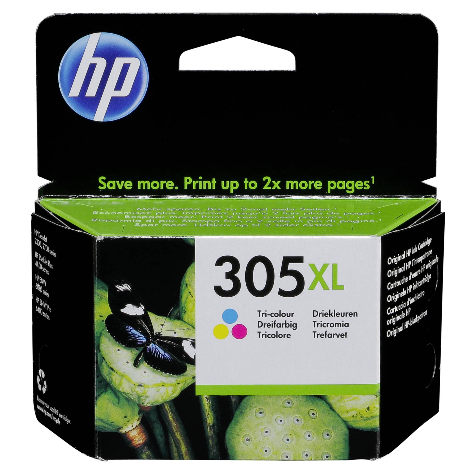 Hewlett Packard -HP 3YM63AE Tintenpatrone 3-farbig No. 305 XL -Hewlett  Packard Accessories Grooves.land/Playthek