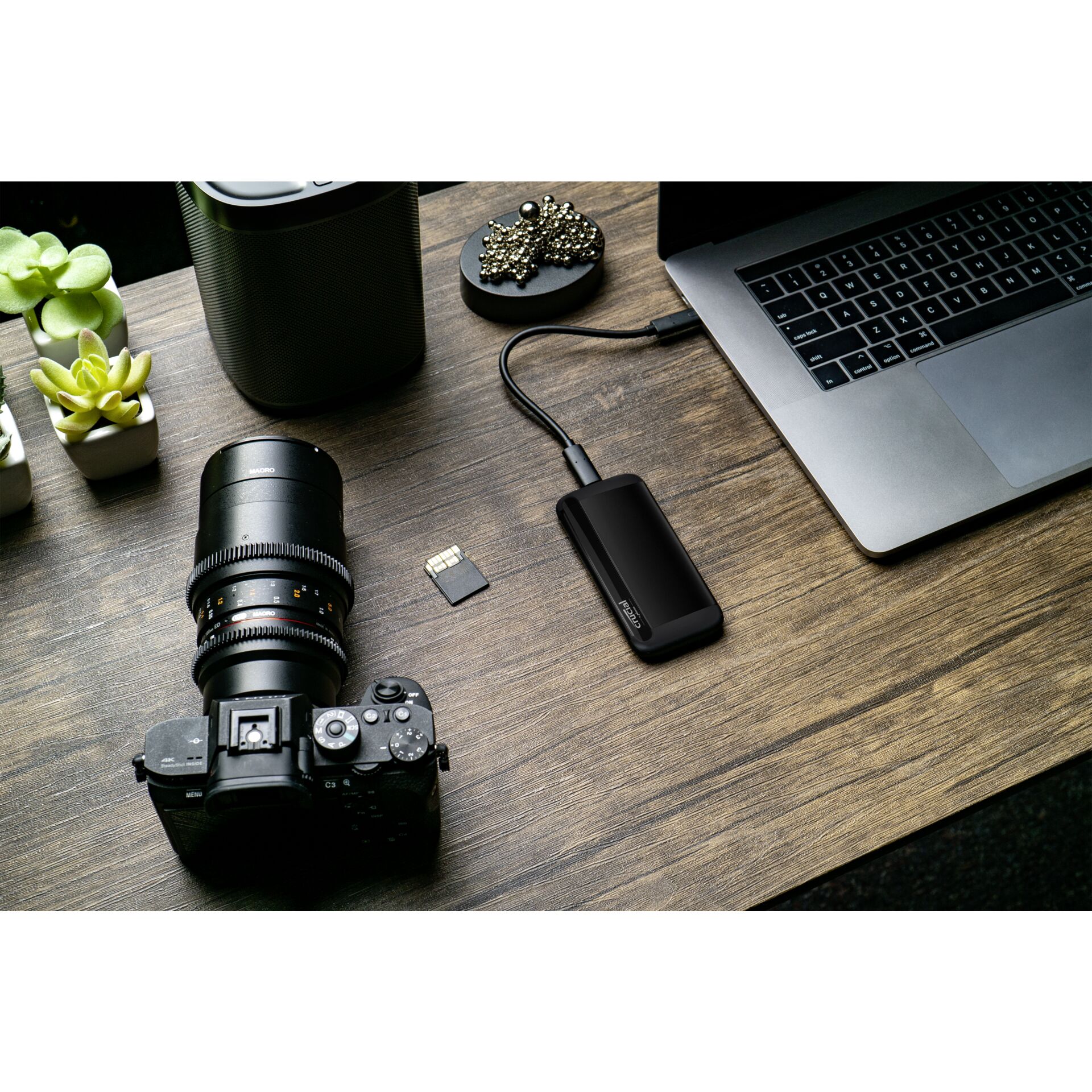 Crucial 500GB X8 Portable SSD USB 3.2 Gen 2 Type-C - Camera Gear