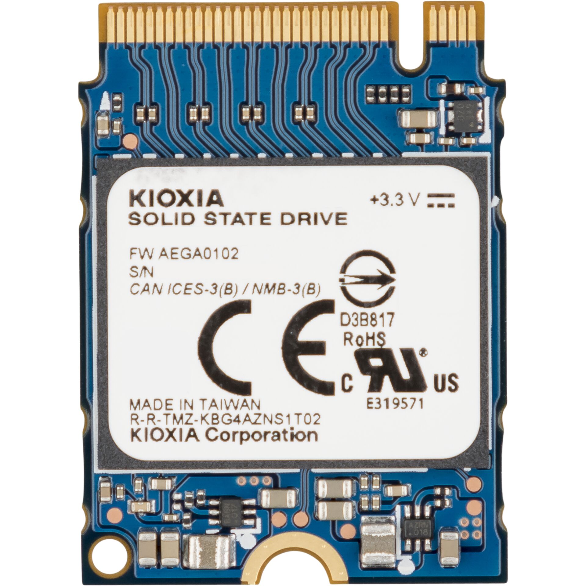 Kioxia -X111 BG4 cSSD M.2 2230 512GB -Kioxia Hardware/Electronic