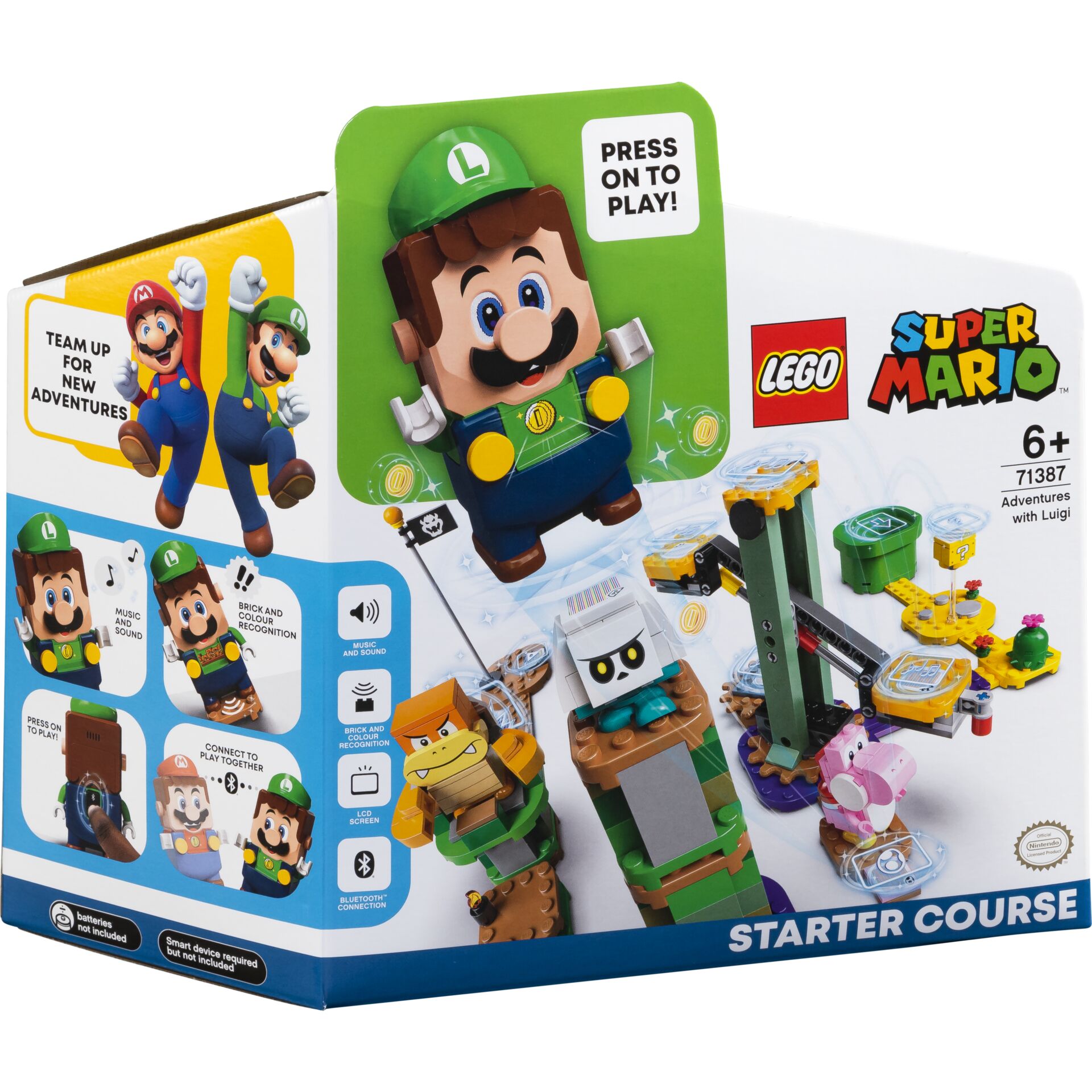 Lego -S.M. Abenteuer mit Luigi | 71387 Starterset Toys/Spielzeug -Lego