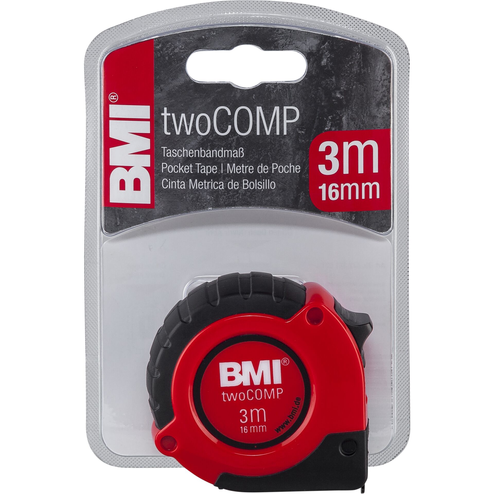 Distance Tools : BMI TwoComp 3m Pocket Tape Measures