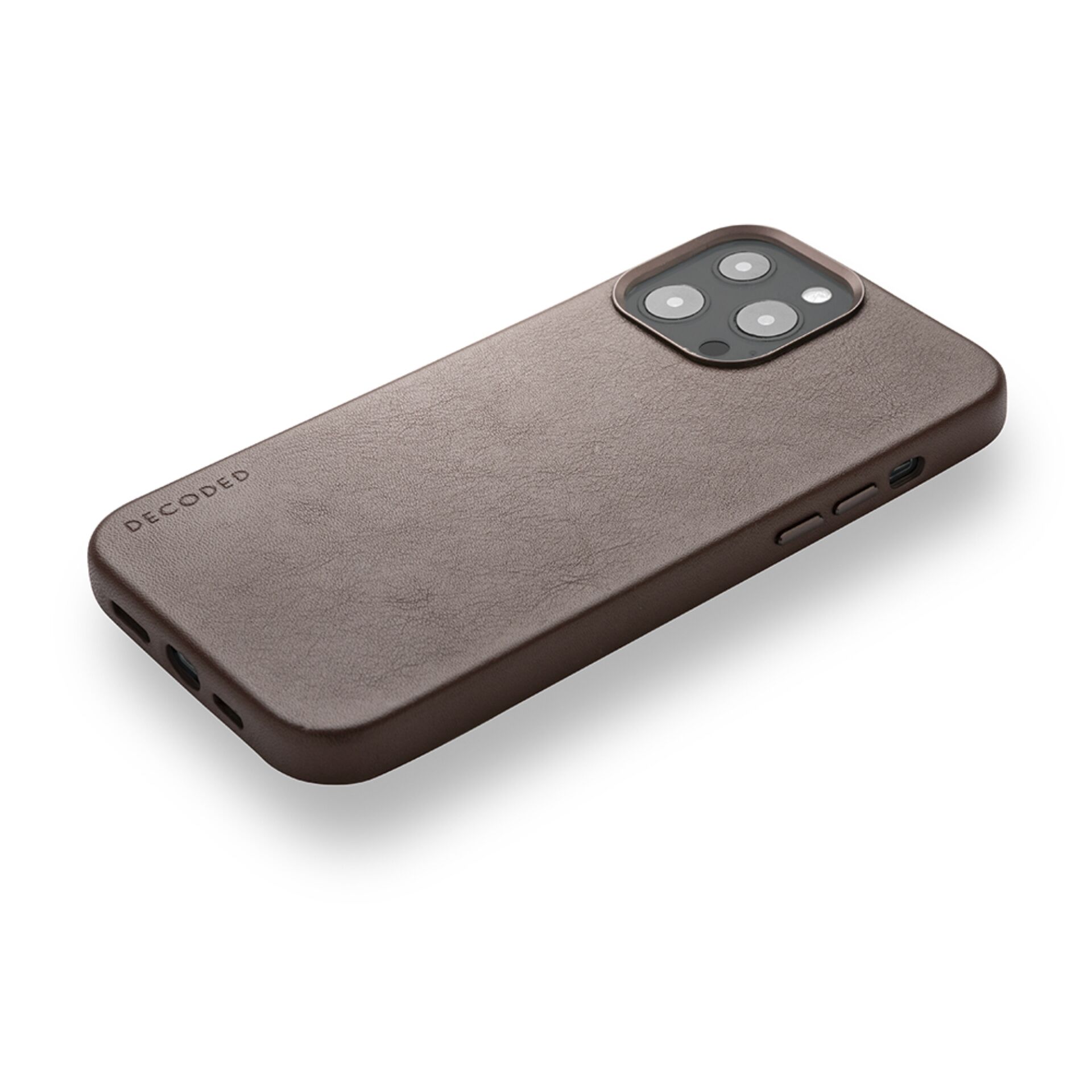 Decoded Leather Wallet for iPhone 12 Pro Max - Brown