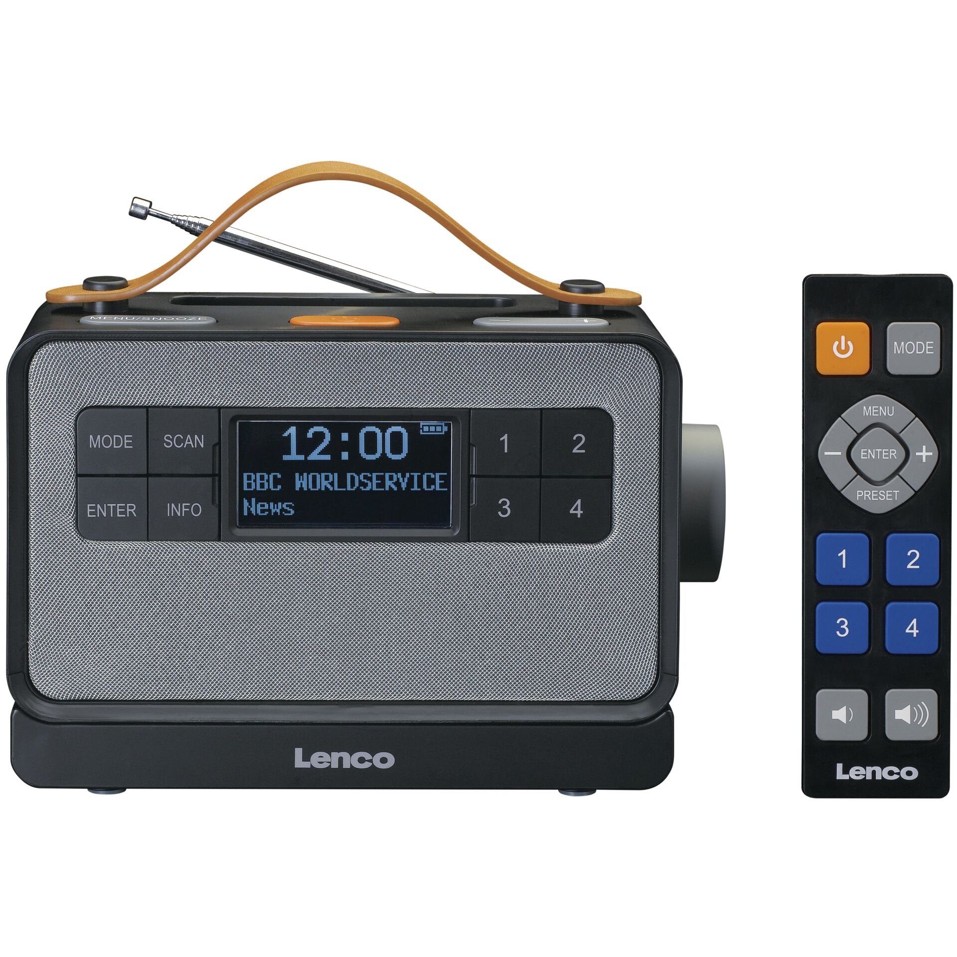 Lenco -PDR-065 Hardware/Electronic schwarz (PDR-065BK) -Lenco
