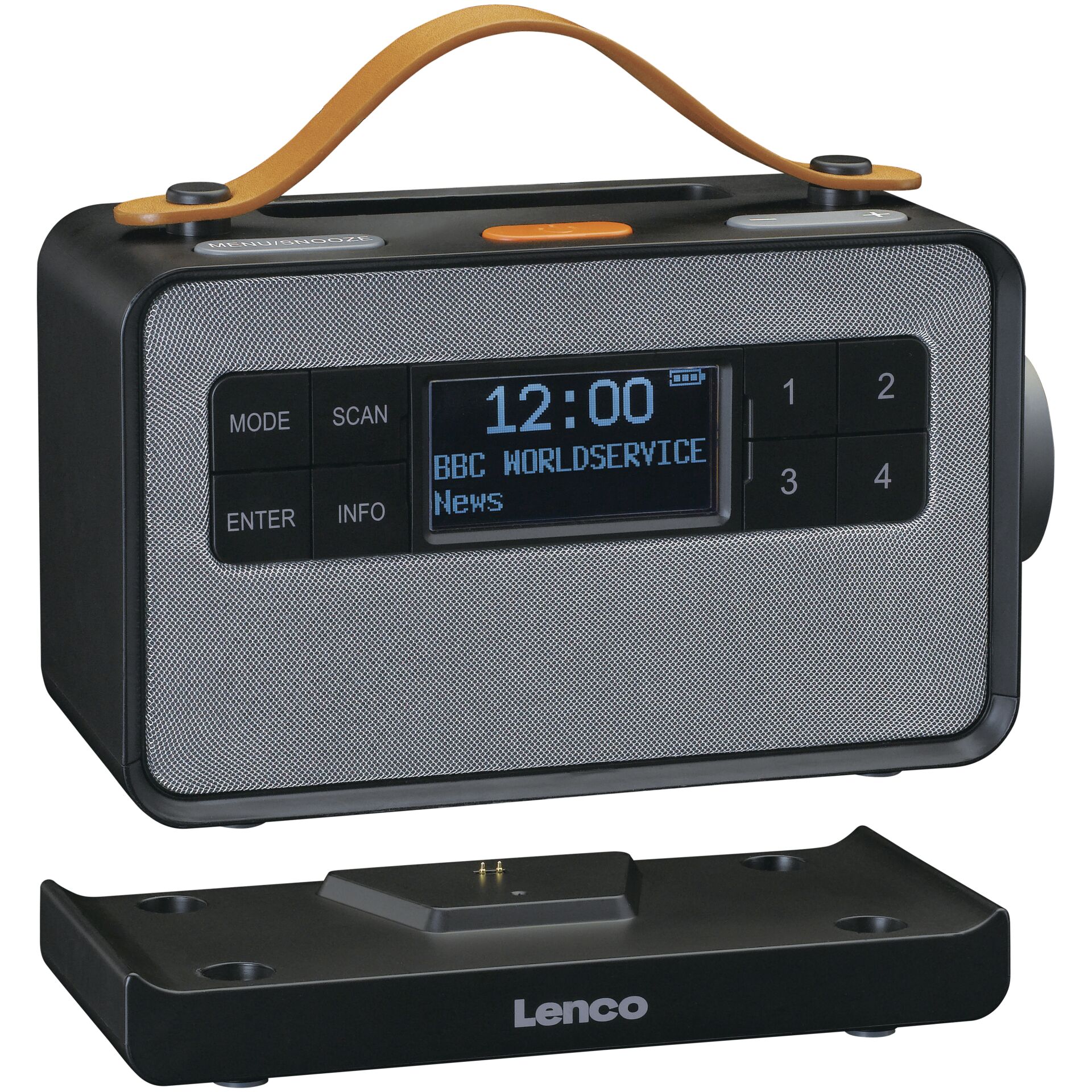 -Lenco -PDR-065 schwarz Hardware/Electronic Lenco (PDR-065BK)