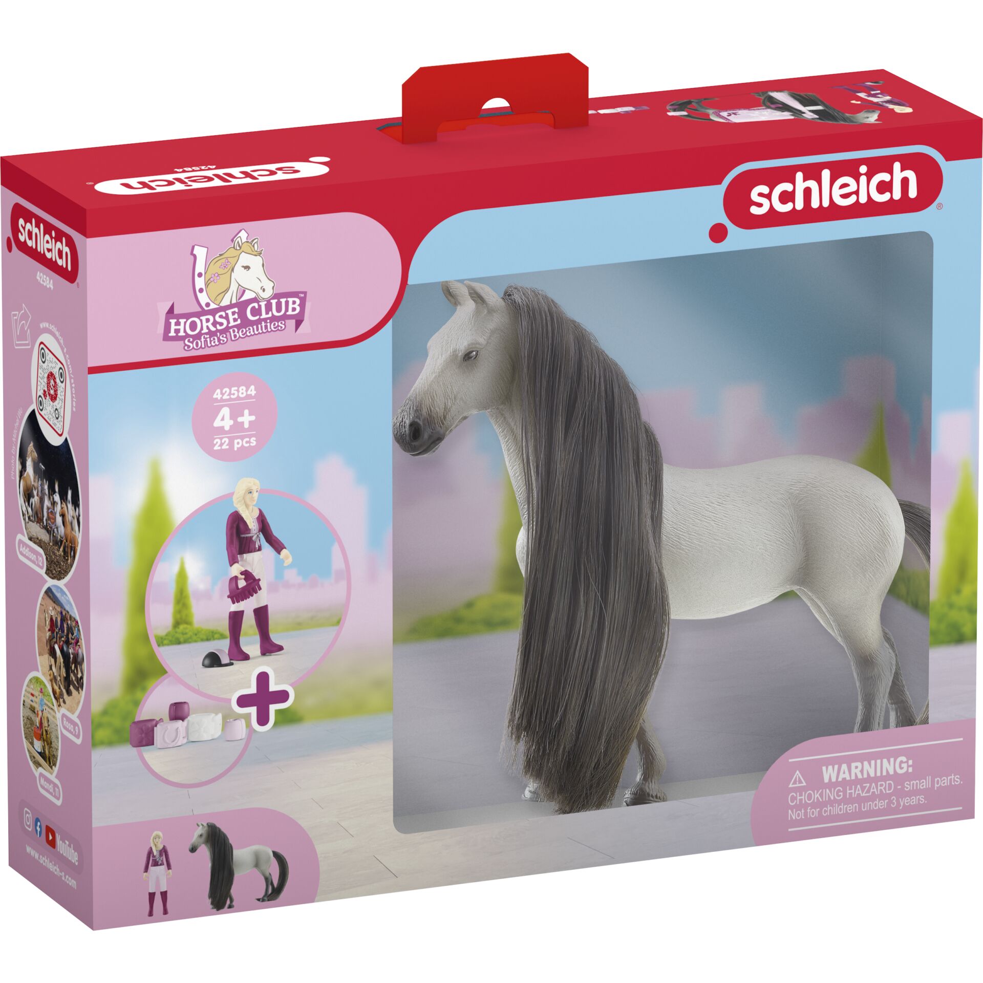 Schleich -Horse -Schleich Sofia Dusty Toys/Spielzeug Set Club Beauties & Starter Spielfigur Sofia\'\'s