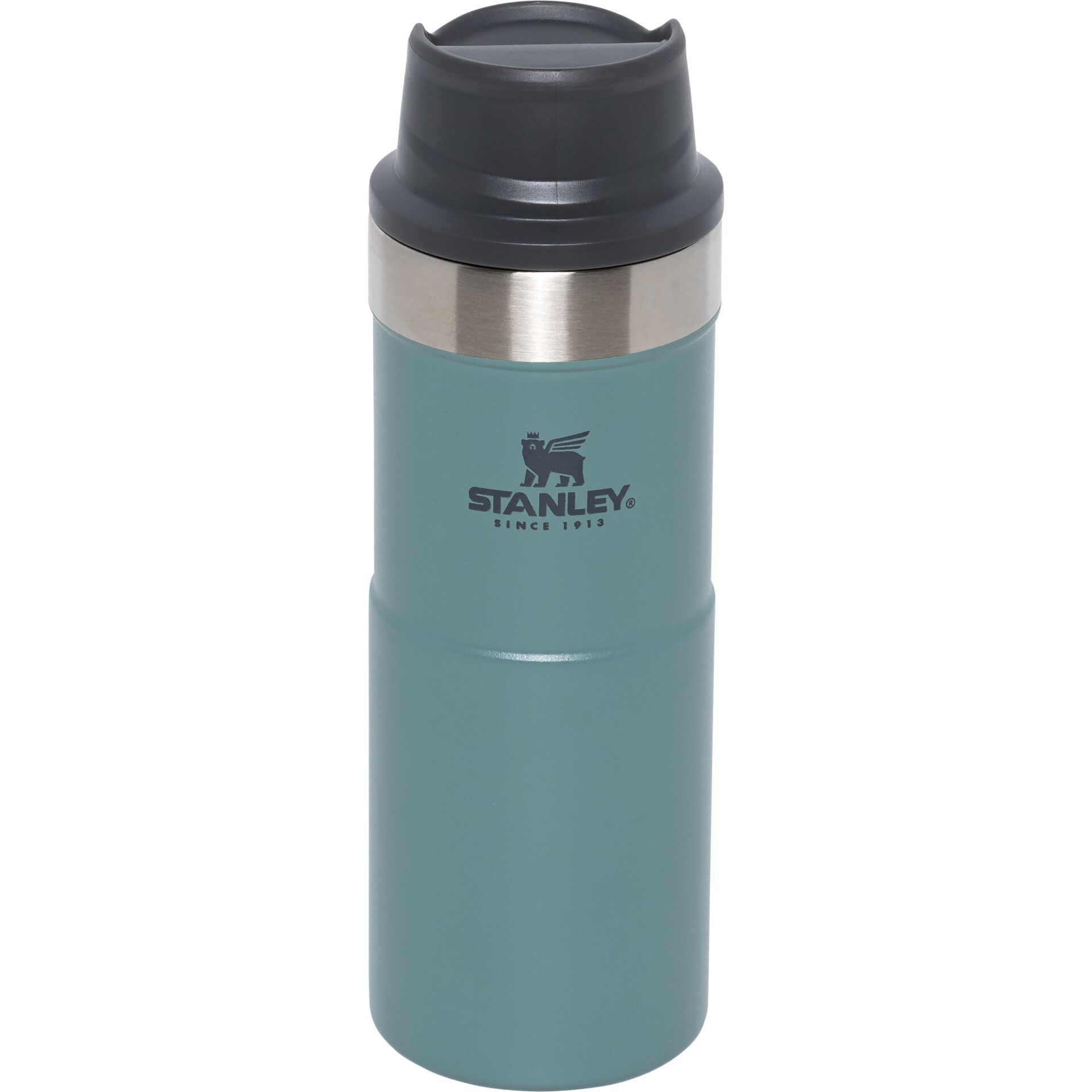 Stanley Classic Trigger-Action Travel Mug 0.35L in Hammertone Green