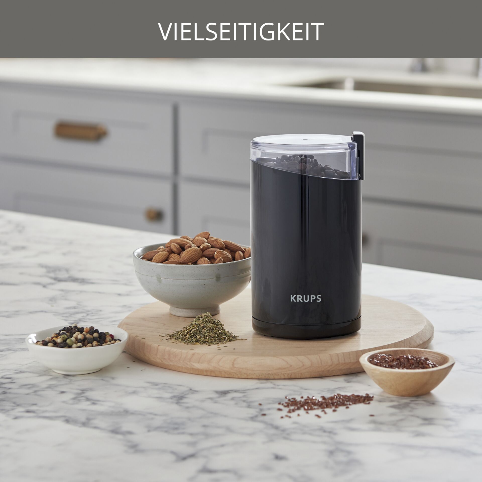 Fast Touch Coffee Grinder (F20342), Krups