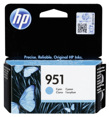 Hewlett Packard -HP CN -Hewlett Packard 050 Tintenpatrone 951 cyan No. Accessories AE