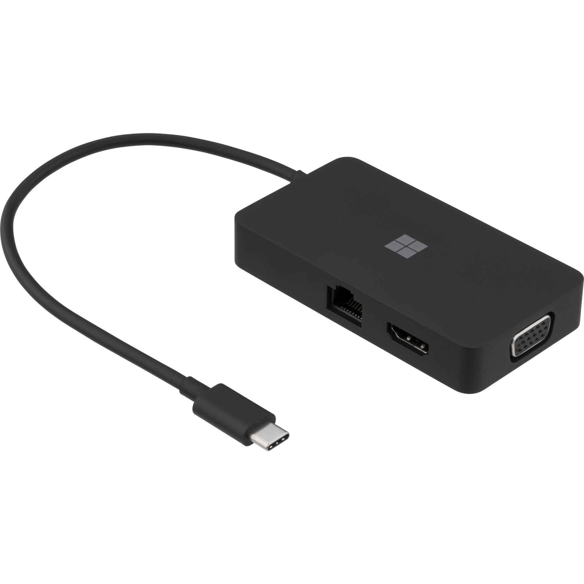Microsoft -Surface USB-C Travel Hub -Docking Station -USB-C -HDMI VGA -GigE  (SWV-00002) -Microsoft Hardware/Electronic /Playthek