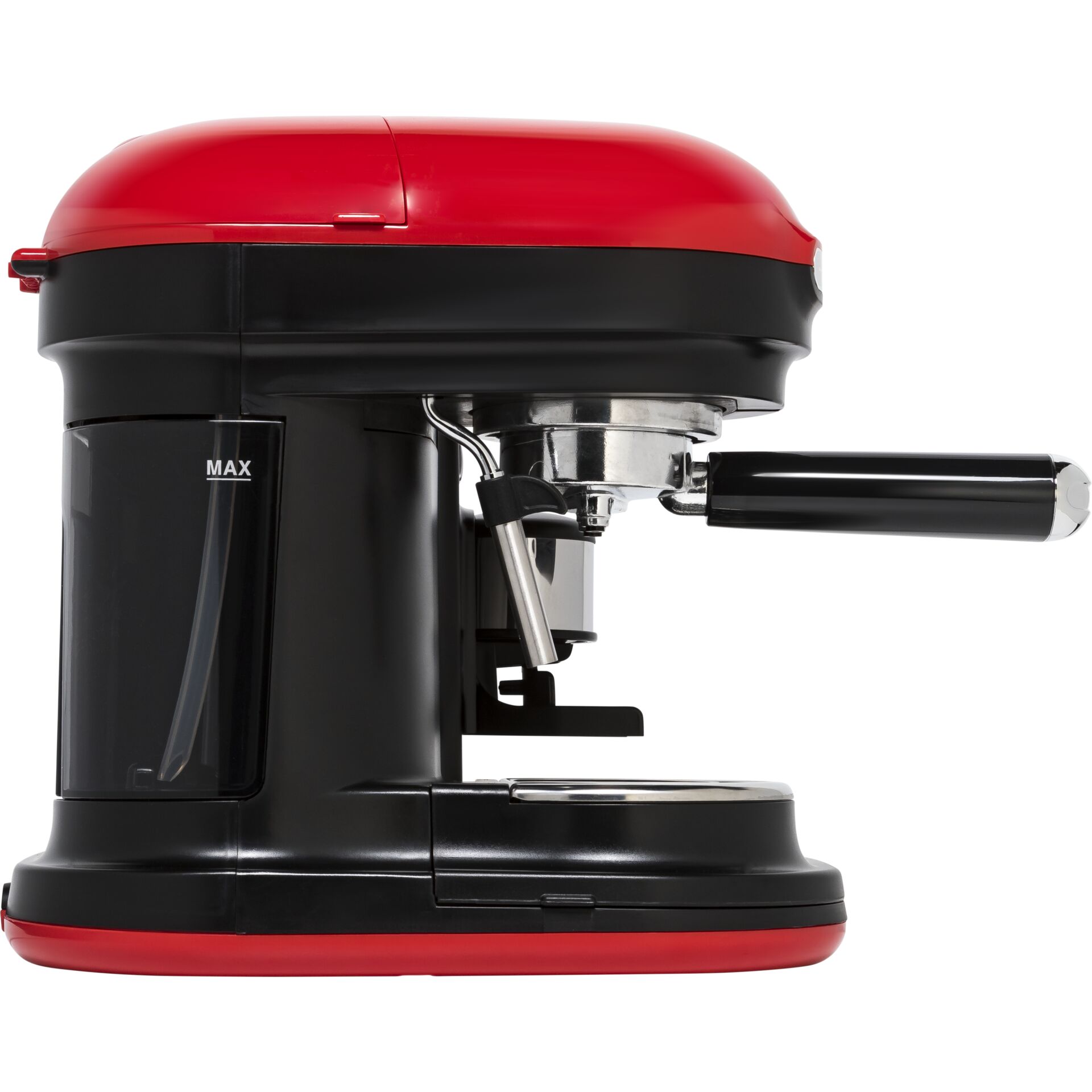 Ariete Moderna Espresso Machine - With Integrated Coffee Grinder Red