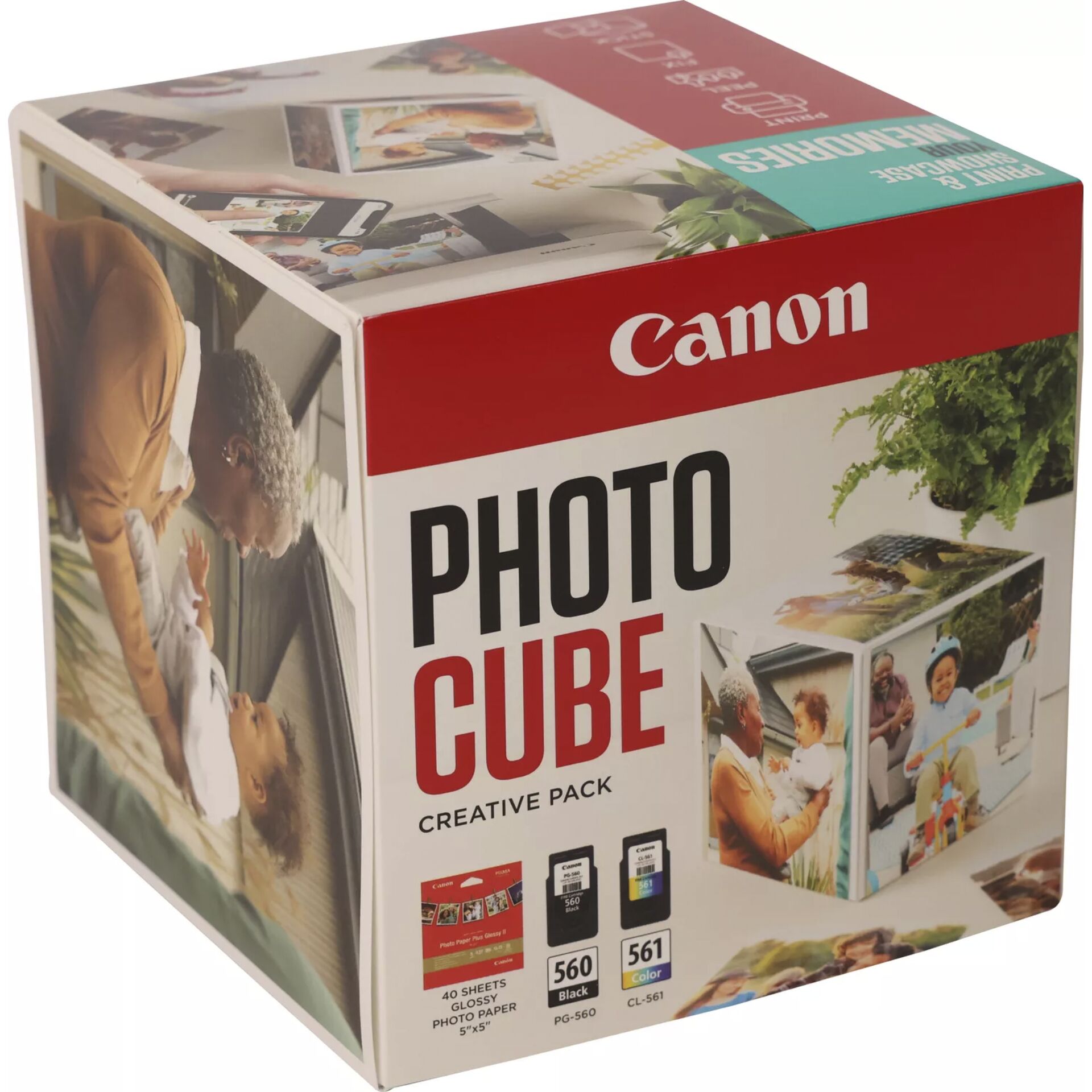 Canon PG-560/CL-561 Inkjet Printer Cartridge Multipack, Pack of 2