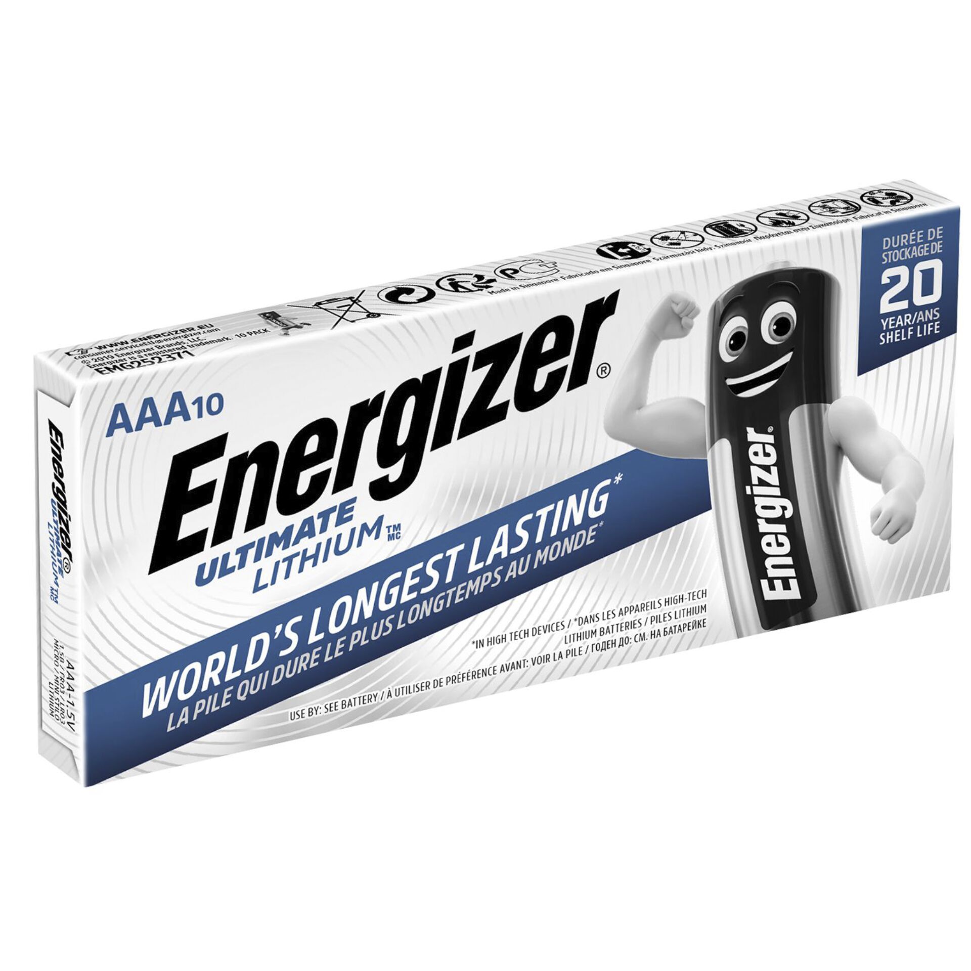 Pilas 1x4 ENERGIZER Ultimate Lithium Micro AA LR03 1,5V