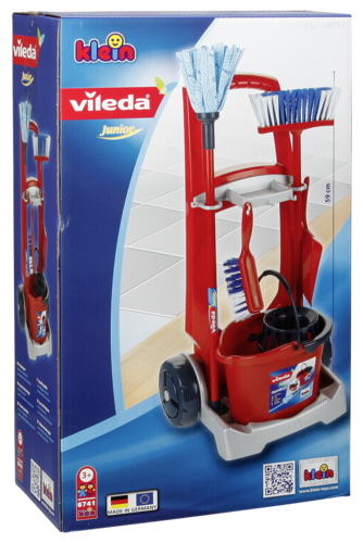 Vileda junior toy store cleaning trolley