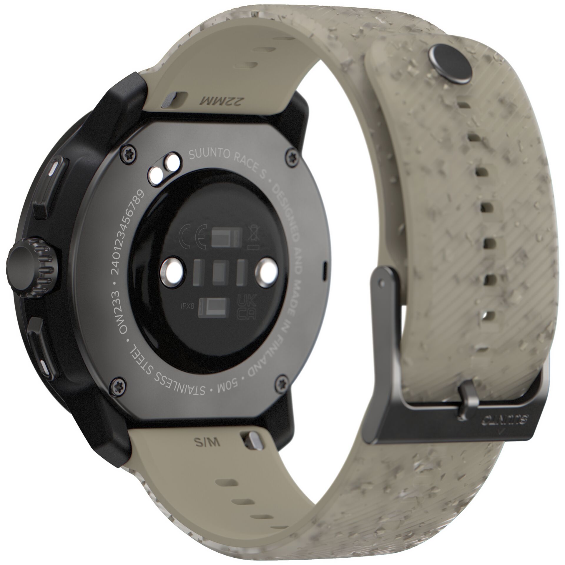 Suunto -SUUNTO Race S Gravel Gray -Suunto Accessories