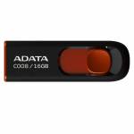Adata - ADATA Classic Series C008 - USB-Flash-Laufwerk - 16 GB - USB 2.0 - Schwarz, Rot