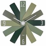 Tfa-dostmann - 60.3020.04 Quarz Wanduhr 400 mm x 37 mm x 400 mm Grn, Oliv, Waldgrn Schleichendes Uhrwerk (lautlos) (60.3020.04)