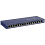 Netgear - NETGEAR Switch 16 Port - ProSafe GS116 16 Port Gigabit Desktop Switch - Switch - 16 x 10/100/1000 - Desktop (GS116GE)