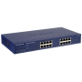 Netgear - NETGEAR JGS516v2 - Switch - unmanaged - 16 x 10/100/1000 - Desktop, an Rack montierbar - AC 100/230 V (JGS516-200EUS)