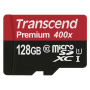 Transcend - microSDXC 128GB Class 10 UHS-I 400x + SD Adapter