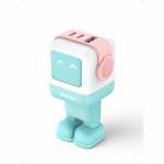 Ugreen - Uno RG 65W 3-Port GaN Fast Charger pink blue