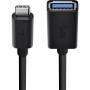 Belkin - USB 3.0 Buchse 5GBit/s USB-C auf USB-A 14 cm schwarz