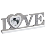 Walther - Love Schriftzug 8x7,7 Holz Portrait grau YF199D